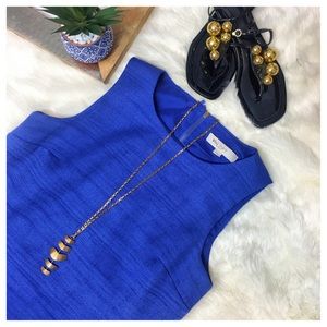 Ann Taylor LOFT Cobalt blue Shift Dress. 6